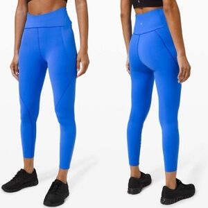 Lululemon Free to Speed High-Rise Tight Leggings 25" Wild Bluebell